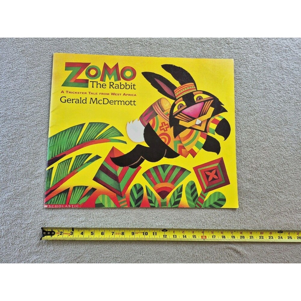 Zomo The Rabbit Gerald McDermott Scholastic Big Book Oversized African Folktale
